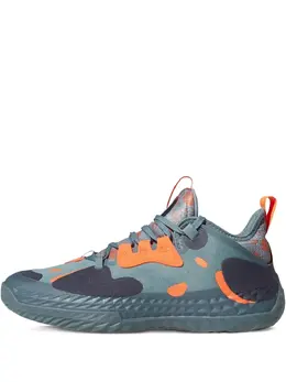 adidas: Зелёные кроссовки  Harden