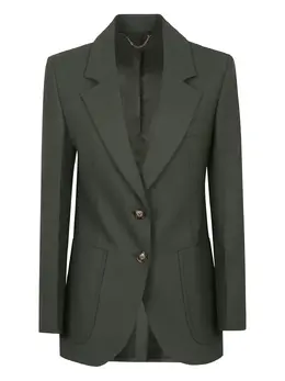 Victoria Beckham: Зелёный жакет 