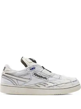 Reebok: Белые кроссовки  Club C 85