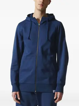 adidas: Голубая толстовка 