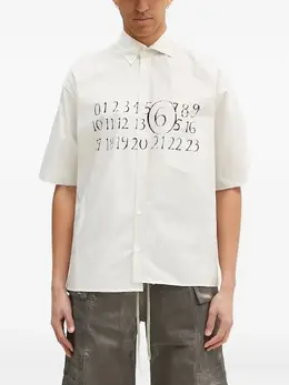 MM6 Maison Margiela: Рубашка с принтом 