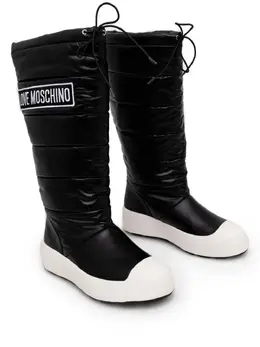 Love Moschino: Чёрные ботинки 