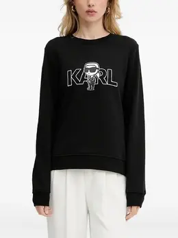 Karl Lagerfeld: Свитшот с принтом 