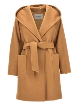 Max Mara: Бежевое пальто 