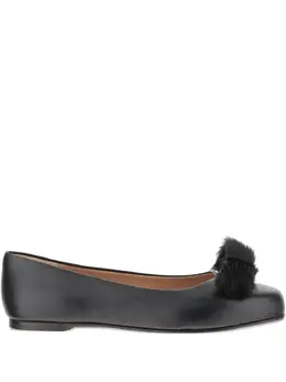Ferragamo: Чёрные балетки  Vara