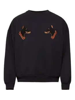 RHUDE: Чёрный свитшот 