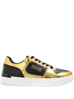 Versace Jeans Couture: Чёрные кроссовки 