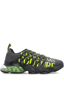 Versace Jeans Couture: Зелёные кроссовки 
