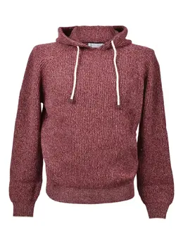 Brunello Cucinelli: Бордовая толстовка 