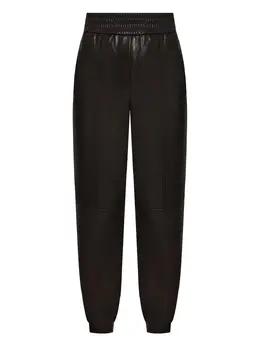 Brunello Cucinelli: Кожаные брюки 
