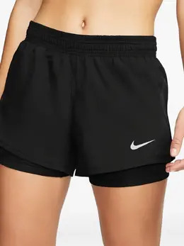 Nike: Чёрные шорты  Running