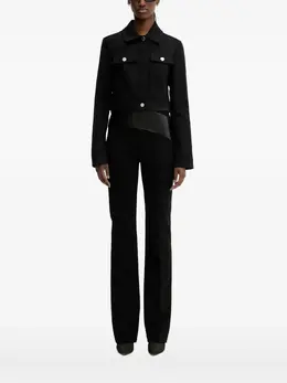 Sportmax: Чёрная куртка 