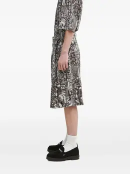 Marcelo Burlon County of Milan: Шорты с принтом 