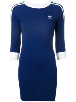 adidas: Платье  Stripes в полоску