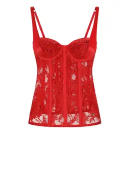 Dolce & Gabbana: Кружевное корсет 