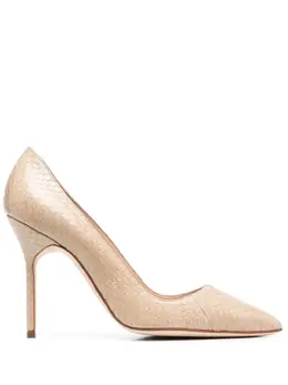 Manolo Blahnik: Бежевые туфли 