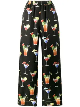 Dolce & Gabbana: Брюки с принтом 