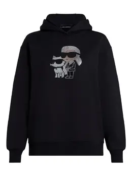 Karl Lagerfeld: Чёрная толстовка  Ikonik Karl