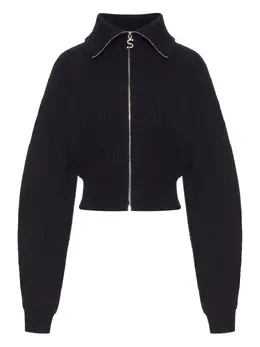 Sportmax: Чёрный кардиган 