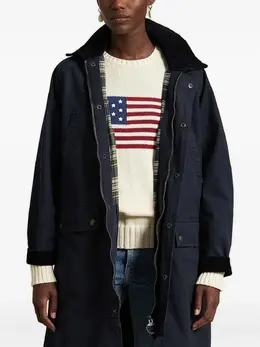 Polo Ralph Lauren: Пальто с воротником 