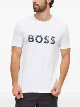 BOSS: Футболка с принтом 