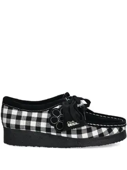 Clarks Originals: Чёрные лоферы 