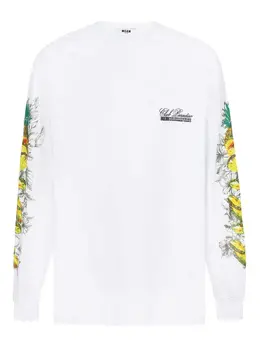 MSGM: Футболка с длинным рукавом 
