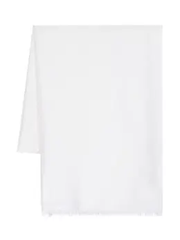 Brunello Cucinelli: Белый шарф 