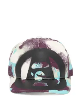 A BATHING APE®: Фиолетовая кепка 