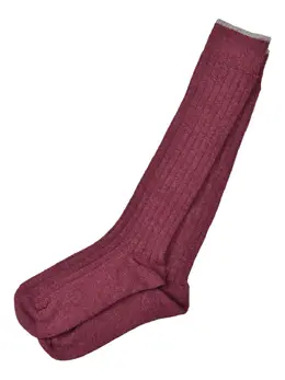 Brunello Cucinelli: Бордовые носки 
