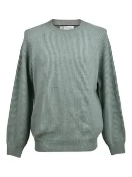 Brunello Cucinelli: Зелёный свитер 