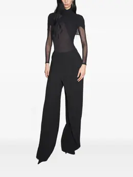 Mugler: Чёрные брюки 