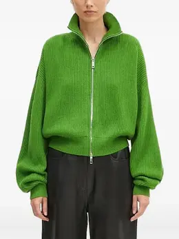 Sportmax: Зелёный кардиган 