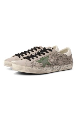 Golden Goose Deluxe Brand: Серые кеды  Super Star