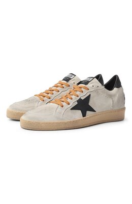 Golden Goose Deluxe Brand: Серые кеды  Ball Star