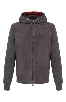 Brunello Cucinelli: Серый кардиган 