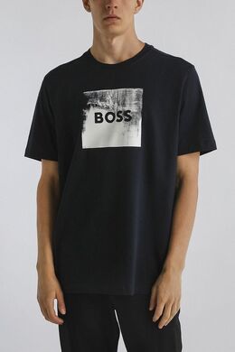 BOSS: Хлопковая футболка 