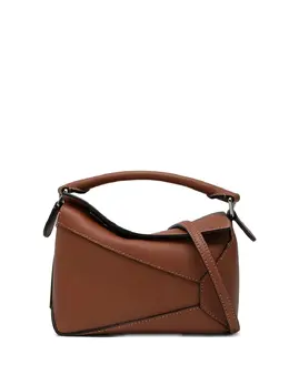 LOEWE: Коричневая сумка-шоппер  Puzzle