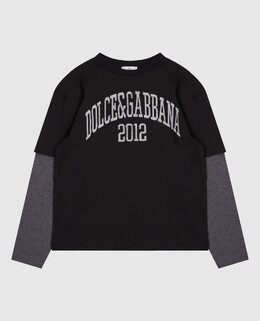 Dolce&Gabbana: Чорні світшоти 