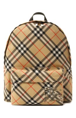 Burberry: Бежевый рюкзак 