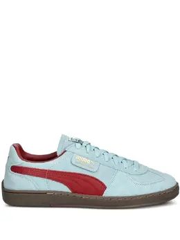 PUMA: Светлые кроссовки  Suede