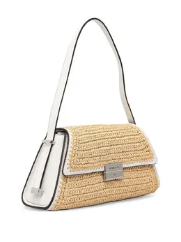 Michael Michael Kors: Бежевая сумка 