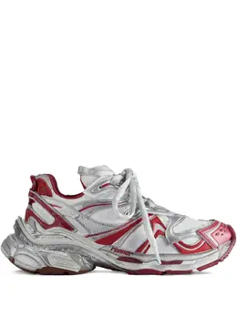Balenciaga: Белые кроссовки  Runner