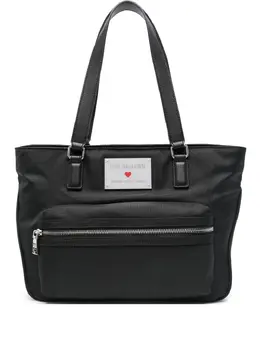 Love Moschino: Чёрная сумка-шоппер 