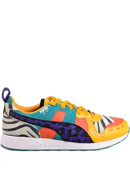 PUMA: Оранжевые кроссовки  RS