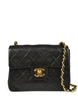 CHANEL Pre-Owned: Чёрная сумка 