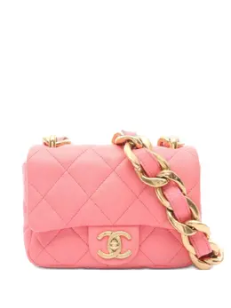 CHANEL Pre-Owned: Розовая сумка 