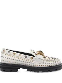 Kurt Geiger London: Белые лоферы 