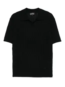 Emporio Armani: Чёрное поло 