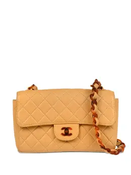 CHANEL Pre-Owned: Бежевая сумка 